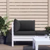 vidaXL Palettenkissen 3-tlg. Schwarz Oxford-Gewebe Produktbild-Vorschau 2