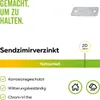 Alberts 20 x Flachverbinder 190 x 90 x 3 mm – verzinkt, Produktbild-Vorschau 5