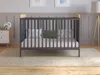 Babybett Beistellbett 120x60 cm mit Matratze,Gitterbett Produktbild-Vorschau 3