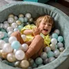 MISIOO Piscina di palline per neonati 90x30 cm con 200 Anteprima dell’immagine prodotto 2