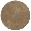Luxus Super Soft Hochflor Teppich Silky Taupe Rund, Produktbild-Vorschau 6
