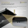 HAGO24 Einbauspüle 68x45cm Edelstahl Küchenspüle Spülbecken Produktbild-Vorschau 4
