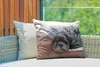 MuchoWow® Outdoor Kissen - Shih Tzu-Hündin auf ihrem Bett Produktbild-Vorschau 3