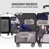 DEUBA® Set de 3x Valises Rigides M, L, XL - Serrure Voir les images du produit 3