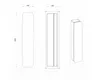 Devo Hängehochschrank mit 1 Tür Oval links BxHxT 34 x 165 x Produktbild-Vorschau 3
