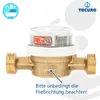 tecuro Wasserzähler mit Baulänge 130 mm, Q³ 4,0 m³/h, DN20, Produktbild-Vorschau 4