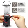 Dynamo Camping Lampe, LED Laterne Kurbellampe, aufladbar Produktbild-Vorschau 3