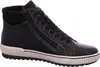 A black high-top sneaker is shown from the side against a white background. Voir les images du produit