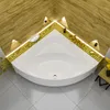 ECOLAM Badewanne Eckbadewanne DINA 140x140 cm + Schürze Produktbild-Vorschau 3