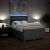 Boxspringbett mit Matratze Dunkelgrau 140x200 cm Stoff Produktbild-Vorschau 5