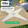 vhbw Ersatz-Messer (4-Stern) kompatibel mit Stiga Autoclip Produktbild-Vorschau 4