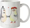 Mr. & Mrs. Panda Teetasse Hochzeit Pinguin - Weiß - Produktbild-Vorschau 1