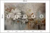Muralo Vlies Fototapete BLUMEN Blätter Pflanzen Beton Retro Produktbild-Vorschau 2