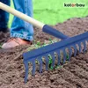 KOTARBAU® Laubrechen 43 cm Metall Rechen für Gras & Laub Produktbild-Vorschau 2