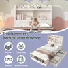 Flieks Klassisches Bett Holzbett 90x200cm mit 2 Schubladen, Produktbild-Vorschau 7