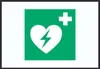 Defibrillator Symbol A5 Rückseite selbstklebend Schild Produktbild-Vorschau 1