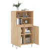 vidaXL Deska barowa dąb sonoma 60x36x110 cm materiał Podgląd zdjęcia produktu 4