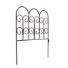 Schmuckzaun Metallzaun Gartenzaun 41x46 cm Zaunelemente 4er Produktbild-Vorschau 5