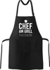 Grill-Schürze für Männer mit Spruch Chef am Grill Ich bin Produktbild-Vorschau 2