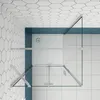 76x70cm 195cm 6mm Duschkabine Eckdusche Falttür Duschtür Produktbild-Vorschau 4