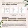 An instructional diagram showing how to install wall anchors. Podgląd zdjęcia produktu