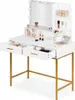 ModernHome FH-DT200067 Schminktisch mit Spiegel und Produktbild-Vorschau 6