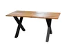 Esstisch 240x100cm Akazie massiv natur gerade Kante Produktbild-Vorschau 2