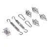 Trade-Shop Sonnensegel 6mm Zubehör Montage Set Edelstahl Produktbild-Vorschau 2