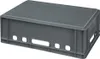 E2 Kisten mit grauem Deckel 600 x 400 x 200 mm Farbe: grau Produktbild-Vorschau 3