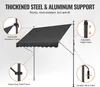 98x47" Patio Awning Retractable Patio Canopy Sunsetter with Produktbild-Vorschau 3