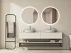 Miroir de salle de bain HOKO Design rond à LED, 60 cm, avec Voir les images du produit 19
