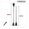 AREBOS 2-w-1 Doppelpaddel &amp; Einzelpaddel | SUP Podgląd zdjęcia produktu 4
