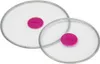 2x Coperchio in silicone rotondo 20cm/24cm trasparente Anteprima dell’immagine prodotto 1