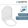 SCHÜTTE Duroplast WC-Sitz D-Form WHITE, PREMIUM, mit Produktbild-Vorschau 2