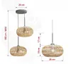 Diagram showing the dimensions of a pendant light. Náhled obrázku produktu