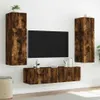 vidaXL TV-Wandschrank mit LED-Leuchten Räuchereiche Produktbild-Vorschau 5