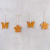 8er Set Dekohänger Blume Rost Schmetterling Metall Produktbild-Vorschau 5