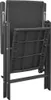 vidaXL Stapelbare Gartenstühle 2 Stk. Poli Rattan Schwarz Anteprima dell’immagine prodotto 5