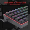 Redragon K617 RGB Mechanische Gaming-Tastatur mit 61 Tasten Produktbild-Vorschau 4