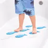 Blaue Anti-Rutsch-Pads für Bad/Dusche, Fisch Produktbild-Vorschau 3