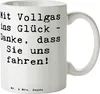 Mr. & Mrs. Panda Kaffeetasse Spruch Chauffeur Glück - Weiß Produktbild-Vorschau 1