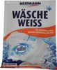 A product package for laundry whitener, showing images of white shirts and water bubbles. Náhled obrázku produktu
