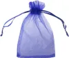 Organzasäckchen 7 x 9 cm, Blau, 100 Stück Produktbild-Vorschau 2