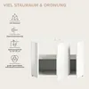 Vira meuble sous lavabo 3 portes, 5 tiroirs blanc brillant, Voir les images du produit 9