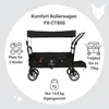 FUXLIFE by FUXTEC Skladací vozík FX-CT800 Komfort – čierny Náhľad obrázku produktu 2