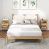 A bedroom scene with a bed and two nightstands. Náhled obrázku produktu