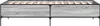 vidaXL Bettgestell Grau Sonoma 90x190 cm Holzwerkstoff und Produktbild-Vorschau 5
