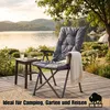 BigDean 2er Set Campingstuhl faltbar, 4-fach verstellbar, Produktbild-Vorschau 6