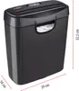 alpina Aktenvernichter 190W - Papierschredder Kreditkarten Produktbild-Vorschau 2