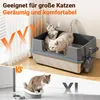 Ikodm XXXL Lettoia per gatti in acciaio inossidabile con Anteprima dell’immagine prodotto 4